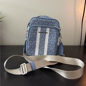 Michael Kors Signature Pale Blue with matching Pale Blue Coin Wallet